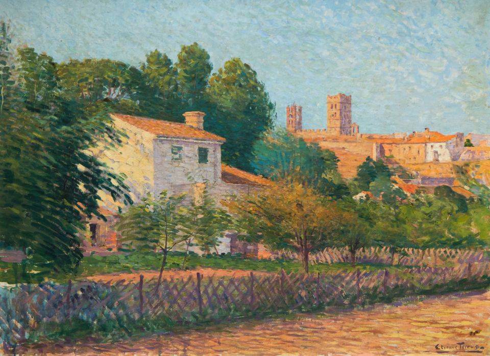 Elne Kasabasının Güney Surları (1890), Étienne Terrus