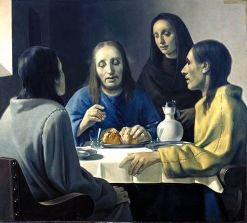 Emmaus'ta Akşam Yemeği, Han van Meegeren (1936–1937), Boijmans Van Beuningen Müzesi, Rotterdam